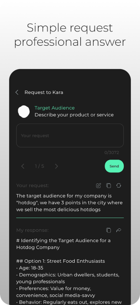 Screenshot 3 of Kara - Business AI Assistant app