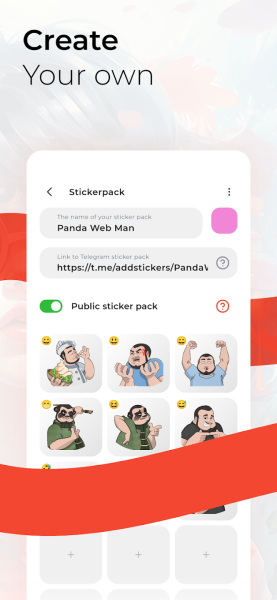 Screenshot 3 of Aleximina Stickers app