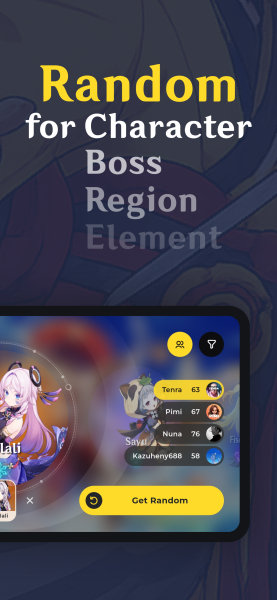 Screenshot 2 of Random for Genshin: Unofficial app