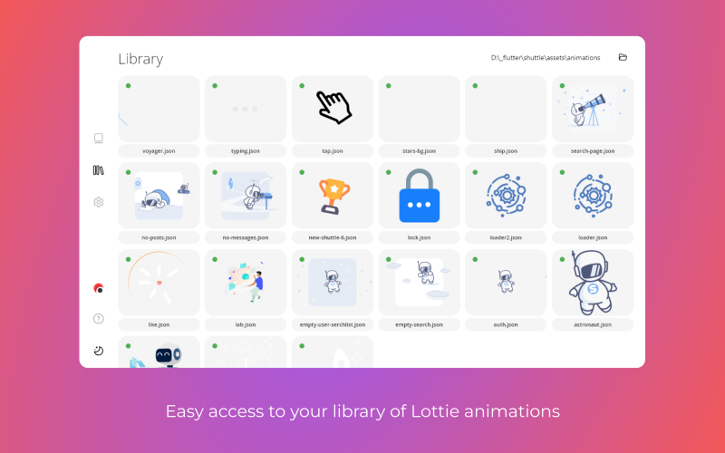Screenshot 3 of Inari - Lottie Viewer app