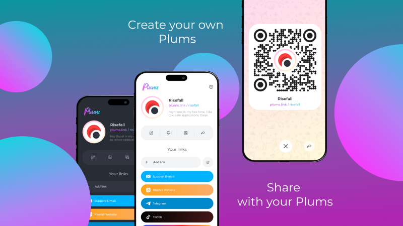 Plums Link app screenshot