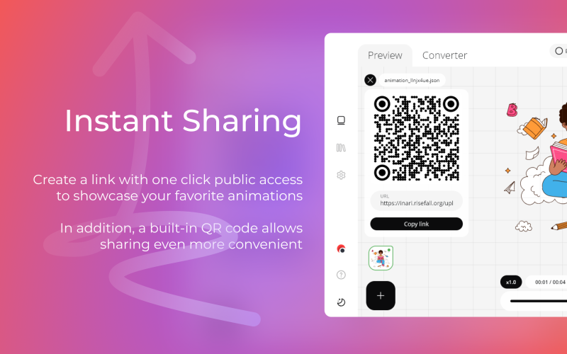Inari - Lottie Viewer app screenshot